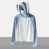 Ropa de protección solar para mujer primavera y verano protección solar transpirable protección UV hilo crudo fino Seda de Hielo ropa anti-DDoS con capucha