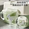 Caixa de Areia para Gatos Fechada, Vaso Sanitário Grande para Gatos, à Prova de Odores, Areia Anti-Respingo, Vaso Sanitário Extra Grande para Gatos UV, Caixa de Areia Extra Grande para Gatos