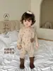 Mameluco para bebé, algodón puro para todas las estaciones, Clase A, mameluco de manga larga, adecuado para niños y niñas, ropa de casa ajustada, transpirable y suave, adecuado para salir