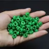 Ferro Verde Dragão Seco Jade de Furo Grande Contas de Ábaco Contas Espaçadoras DIY Acessórios de Joias Semi-Acabados Contas de Fio Fabricante Atacado