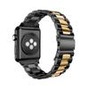 Adequado para Apple Apple Watch Pulseira de Relógio Metal Aço Inoxidável 304 Três Contas Huawei Samsung Acessórios