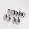 Hiphop Transfronteiriço Hip-Hop Aparelhos Dourados Aparelhos Dourados Banhados a Ouro Dentes Brilhantes Grillz Ouro Real Eletrodepositado Joias para Dentes