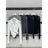 ¡RUNXI! ¡Seda de morera y lana! Camiseta base de punto de manga larga con cuello polo, suéter elegante para mujer 3956