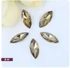 Rhinestones Puntiagudos con Forma de Marquise 3*6/5*10mm Pegatinas de Cristal Plateado Accesorios para Decoración de Uñas y Fundas de Teléfono DIY