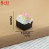 Nueva Serie de Muñecas Comida de Sushi Deliciosa 3D Hecha a Mano Casa de Muñecas Comida Juego DIY Pegamento de Crema Resina Accesorios Colgante