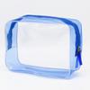 Bolsa de Cosméticos de PVC Transparente à Prova d'Água Portátil para Viagem Multifuncional para Lavar Armazenamento Saco de Embalagem com Zíper de Plástico em Estoque