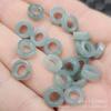 Jade de corte reto, jade azul, água, mundo, jade, fivela, contas dispersas, verde-claro, furo grande, anel espaçador, contas de joia