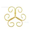 Soporte metálico para plantas de venta cruzada, soporte para flores, vara de soporte para plantas verdes, soporte anticaída, estabilizador de plantas