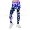 Pantalones de Yoga de Verano Finos para Niñas Transfronterizos Europeos y Americanos Leggings de Ropa Exterior Infantil Estampados 3D Pantalones Ajustados para Niños Grandes