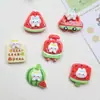 Accesorios de Resina DIY de Dibujos Animados Sandía Conejo Pegamento de Crema Pinzas para el Cabello Hechas a Mano Gomas para el Cabello Funda de Teléfono Hebilla de Zapato Materiales de Decoración