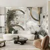 Papel tapiz de lujo ligero francés estilo americano importado 2025 Animales y Plantas para Mural de Fondo de Sala de Estar y Salón de Belleza, Isla de Santa Lucía