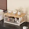 Prateleira de Armazenamento Doméstico Suporte para Xícara de Cafeteira Armário de Mesa de Jantar Lanche Cozinha Temperos Gaveta de Mesa Rack de Armazenamento
