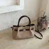 Bolsa Transfronteiriça Estilo Retro Novo Feminina Moda de Alta Qualidade Versátil Bolsa Saco Design de Nicho Para o Dia a Dia Transversal Bolsa Mãe-Filho