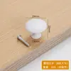 Manípulo Moderno Simples de Aço Inoxidável com Furo Único Metal Redondo Dourado Pequeno Manípulo para Gaveta Armário Porta Ferragens Manípulo