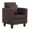 Novo Sofá Individual Pequeno de Couro e Tecido, Elegante e Simples, Poltrona Pequena para Hotel, Escritório, Lan House, Lazer