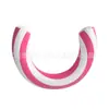 Nuevo Anillo Flotador Inflable en Forma de Caramelo en Forma de U Flotador de Piscina de Verano Flotador para Jugar en el Agua Entretenimiento de Fiesta en la Playa al Aire Libre