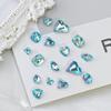 Pitufos fondo puntiagudo forma taladro clavo taladro romper cristal mariposa amor estrella hacha joya para uñas al por mayor