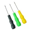 Punzón Plástico Cono Recto Pith Accesorios de Costura DIY Punzón Perforación Cuero Tela Pith Pith 14G