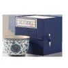 Taza de Cata de Té Azul y Blanco de Horno Ru Taza Individual para Maestro de Té en Casa Juego de Té Kung Fu de Lujo Ligero de Gama Alta China Tazas de Té