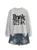 Nerd de Libros Amazon Ebay Estación Independiente Moda Elegante Casual Nueva Sudadera Camiseta Básica para Mujer Otoño e Invierno