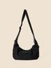 Bolsa Dumpling de Tecido de Nylon de Nicho Personalizada, Bolsa de Ombro Fashion e Casual de Cor Pura, Bolsa Transversal Versátil de Grande Capacidade, Verão