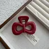 ¡Serie Roja de Año Nuevo! Pinza Grande para Agarrar Carta Etiqueta Dorada Parte Posterior de la Cabeza Pinza Tiburón para el Cabello Accesorios para el Cabello Sombrerería Horquilla Agarre para el Cabello