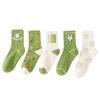 Calcetines de mujer, calcetines deportivos de dibujos animados para estudiantes, calcetines de primavera y verano, calcetines de algodón de comercio exterior transfronterizo, medias al por mayor