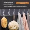 Gancho sem soco Gancho Uma fileira de nenhuma marca Gancho forte Sem marca Copo de sucção de prego Gancho traseiro da porta giratória