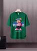 Nova camiseta de manga curta masculina verão coreano estilo moderno simples meia manga top Hong Kong estilo frouxo casual moda marca t-shirt