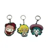 Chaveiro Fuyuan Personalizado de Borracha Macia em PVC Pingente de Chave Desenho Animado 2D Chaveiro Plástico de Anime Japonês