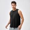 Chaleco deportivo holgado de verano para hombre, transpirable, para correr, sin mangas, de secado rápido, para entrenamiento deportivo 41117
