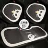 Cojín para Asiento de Coche Verano Seda de Hielo Almohadilla Refrigerante Lindo Dibujo Animado Pieza Única Funda para Asiento de Vehículo Todas las Estaciones Universal Antideslizante Cojín para Asiento