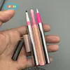 Fábrica de Plumas de Maquillaje Na'Mei Pluma para Sombras de Ojos Material de Empaque Cosmético Palito Doble para Sombras Retráctil con Esponja