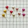 Velas con Forma de Corazón y Estrella Sin Humo Cera de Soja de Grado Alimenticio Decoración para Fiesta de Primer Cumpleaños de Bebé Decoración para Topper de Pastel Venta al por Mayor