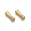Cuentas Perforadas de Acero Inoxidable Transfronterizas, Cuentas Tubulares, Cuentas de Malla, Cuentas Perforadas con Agujero Pasante, Accesorios para Joyería DIY, Accesorios para Joyería Hecha a Mano