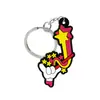 Llavero de PVC de Dibujos Animados Anime Creativo en Stock Transfronterizo Lindo Colgante de Accesorio para Bolso Anillo de Llave Regalo