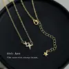Collar de Estrella de Zirconia de Lujo Nicho Diseño de Moda Cadena Geométrica Simple para Suéter Estilo Coreano Cadena Versátil para Clavícula