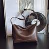 Bolsas Femininas Transfronteiriças 2026 Nova Vintage Versátil Bolsa de Ombro de Braço Bolsa de Ombro Grande Capacidade Bolsa Transversal de Alta Qualidade