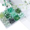 Accesorios para collar y pulsera hechos a mano, serie navideña verde, cuentas sueltas, cadena para teléfono móvil, accesorios con cuentas, venta al por mayor