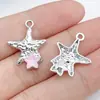 Serie Océano Estrella de Mar Medusa Pedrería Cola de Pez Colgante Pendientes Pulsera DIY Hecha a Mano Collar Colgante Accesorios de Joyería