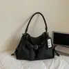 Bolso de Hombro Retro Estilo Coreano para Mujer, Bolso de Mano para Motociclista, Nuevo 2026 de Gran Capacidad, Bolso Cruzado Personalizado Ins para Mujer