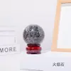 Esfera de Cristal Natural al por Mayor Piedra Cruda de Cristal Esfera de Cristal Pulido con Base Decoración Adorno Regalo para Sala de Estar en Casa