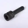 Hexágono soquete 1/2 pistola de ar comprimido de uma peça cabeça de lote pneumática hexagonal chave de fenda manga ameixa manga hexagonal pistola de ar terno lote
