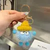 Piel sintética de visón Bola de carbón pequeña Colgante de peluche Llavero de coche Colgante Accesorio pequeño Colgante para bolso de peluche Decoración para mochila