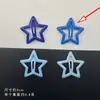 Pinza para el pelo de estrella con goteo de aceite, pinza BB de pentagrama, pinza para el pelo de niños para mechones sueltos, pinza para el pelo de niña enérgica, pinza para el flequillo de princesa, horquilla colorida