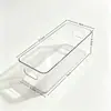 Caja de almacenamiento de escritorio, cesta transparente acrílica para cosméticos y snacks, productos para el cuidado de la piel, mascarillas faciales, organizador de dormitorio, estante para artículos varios