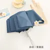 Guarda-chuva para Mulheres, Uso Duplo para Sol e Chuva, Compacto e Portátil, Guarda-chuva Dobrável Totalmente Automático com Proteção Solar, Proteção UV