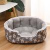 Perrera de invierno cálida, perrera para mascotas, perrera universal suave para las cuatro estaciones, resistente al viento, perrera de cintura alta para gatos, almohadilla para perrera para perros y gatos