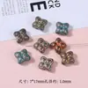 Acessórios de Flor de Lótus Degradê Estilo Picasso Contas Soltas Pulseira Colar DIY Feito à Mão Materiais para Miçangas Acessórios de Joias Atacado