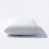 Almohada de espuma viscoelástica de cero presión para dormir para adultos, blanca, funda con textura de panal 3D lavable a máquina, 60x40x12cm